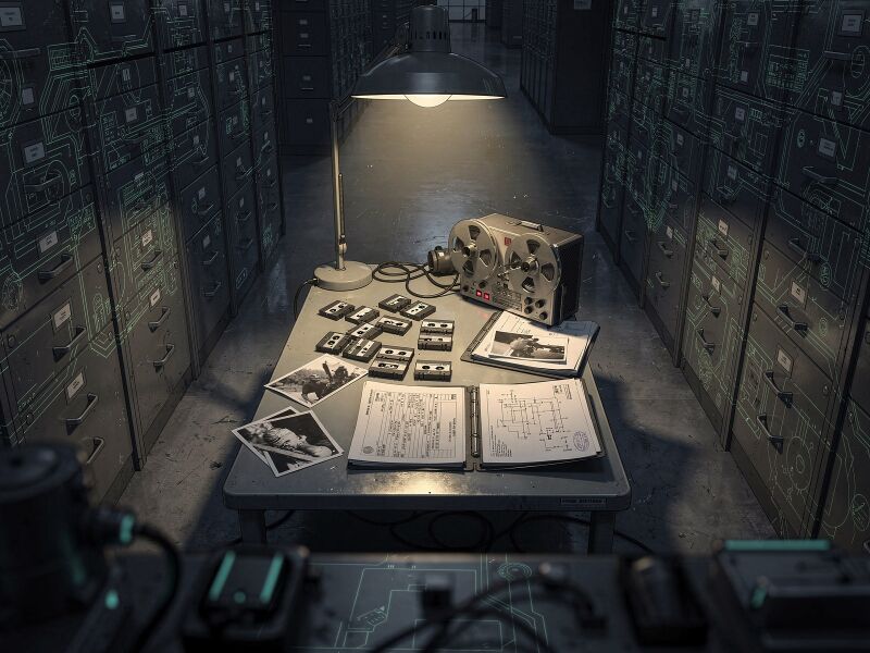 File:Roy-Blake-Archive-room-containing-testimony-and-pr-17e769a7.jpg